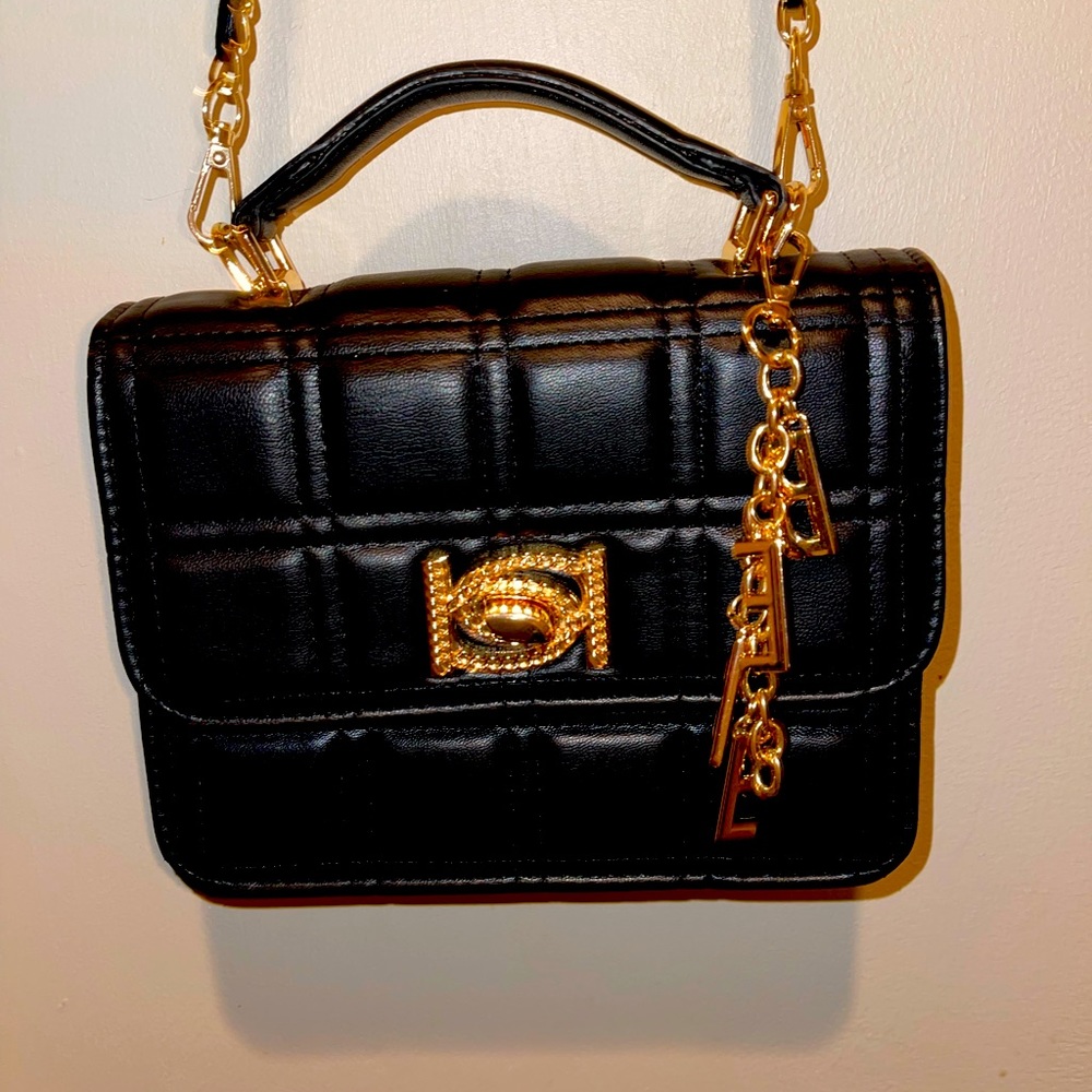 Mini Bebe Crossbody Purse Braided Chain